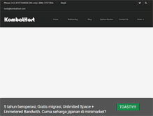Tablet Screenshot of kombathost.com